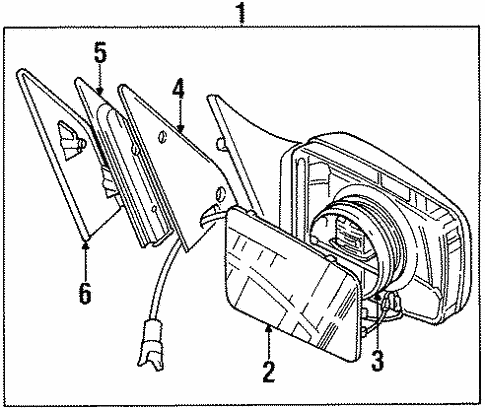 Outside Mirrors for 1994 Land Rover Discovery #0