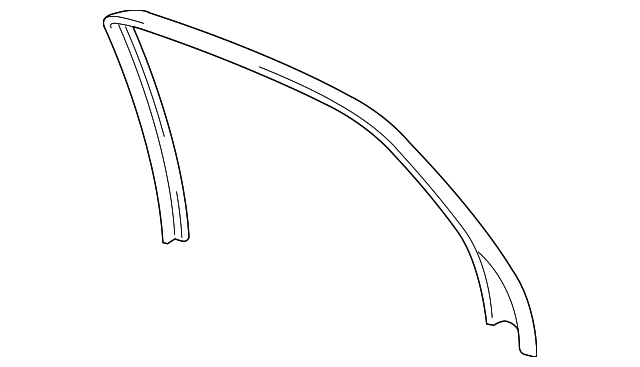 4F1Z5425560BAA Деталь WINDOW MOLDING, RIGHT