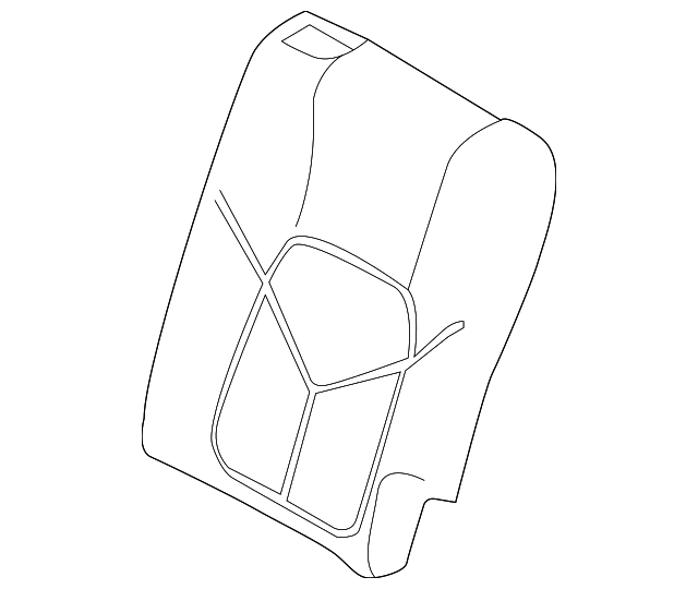 958-522-805-01-D0A Деталь SEAT BACK COVER, LEFT