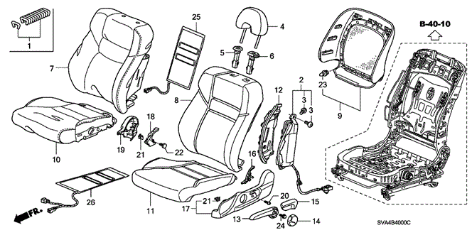 Cover, L Front Seat Cushion Trim *NH598L* (Atlas Gray) Cover, L Front Seat Cushion Trim *NH598L* (Atlas Gray)