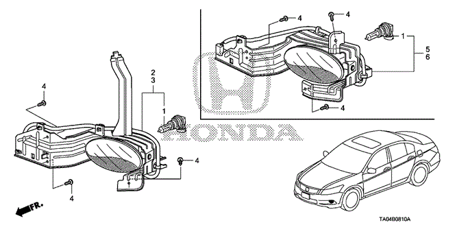 Electrical/Exhaust/Heater/Fuel/Foglight for 2009 Honda ACCORD SEDAN #1