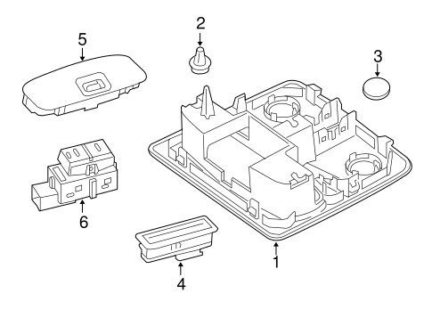 Overhead Console for 2014 Land Rover LR2 #0