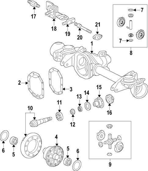 Differential for 2018 Mercedes-Benz G 550 #1