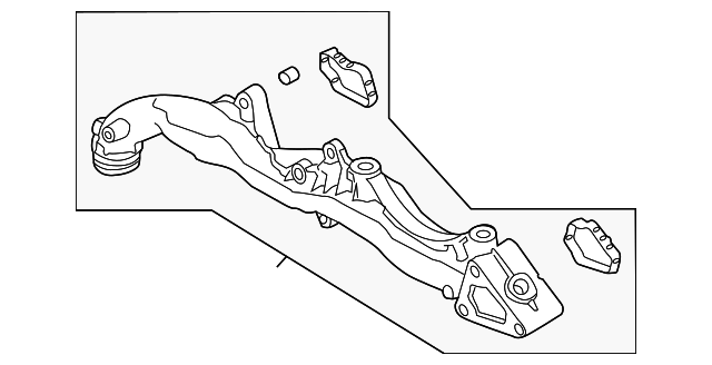 9A1-102-012-02 Деталь WATER MANIFOLD