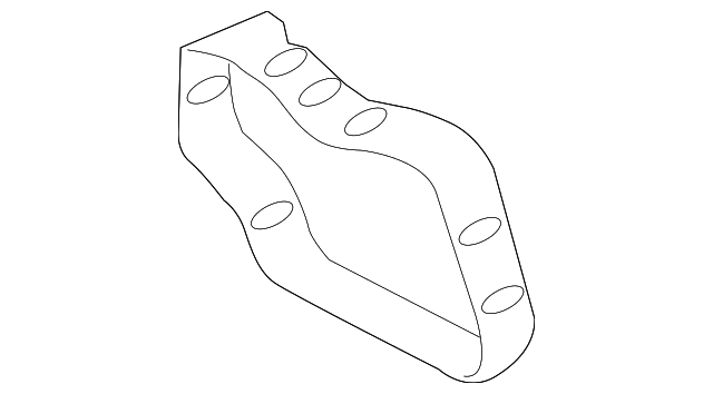 9A1-102-312-00 Деталь WATER MANIFOLD GASKET, LEFT