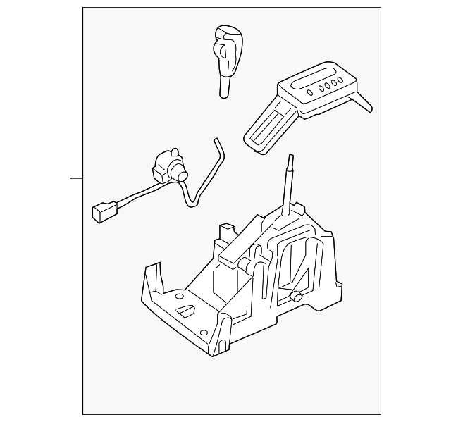 5G1Z-7210-K Деталь SHIFTER ASSY