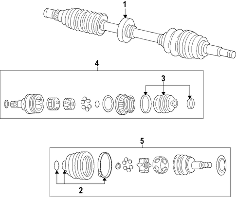 G3 AXLE SHAFTS & JOINTS