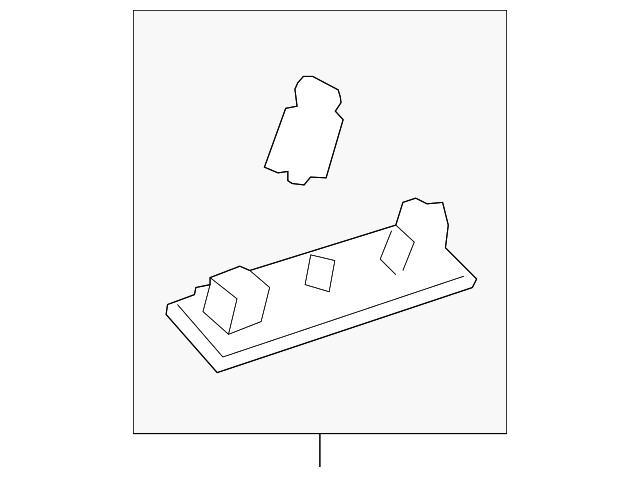 CV6Z-5851748-AA Деталь UPPER TRIM, RIGHT