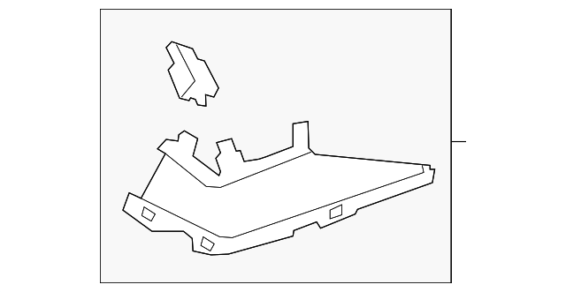 DV6Z-5831011-BA Деталь REAR TRIM, LEFT