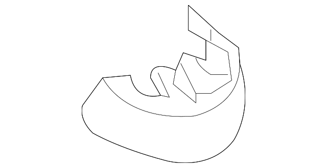 C2C7242 Деталь FINISH MOLDING, LEFT