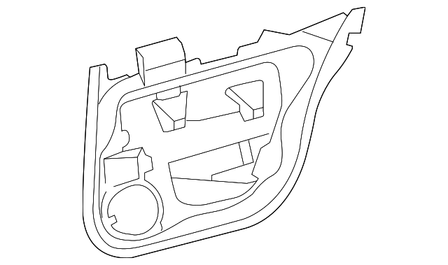 C2C22669 Деталь WATER DEFLECTOR, LEFT