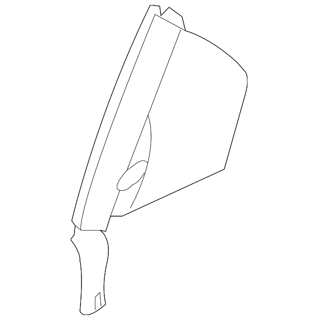 C2C20571 Деталь SUNSHADE, LEFT