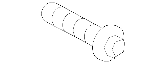 C2C9914 Деталь WATER DEFLECTOR SCREW, LEFT