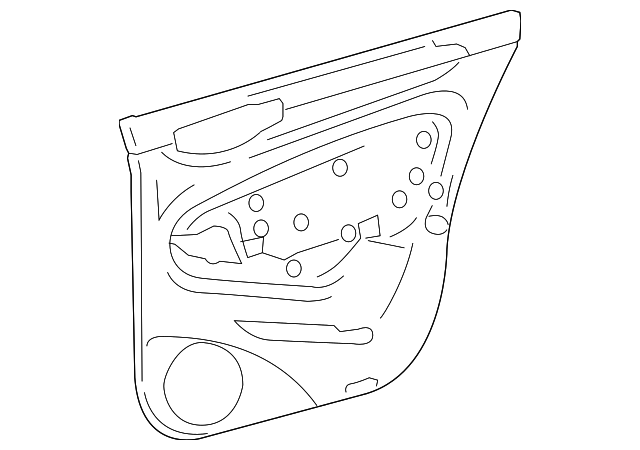 C2C34625LHH Деталь DOOR TRIM PANEL, RIGHT