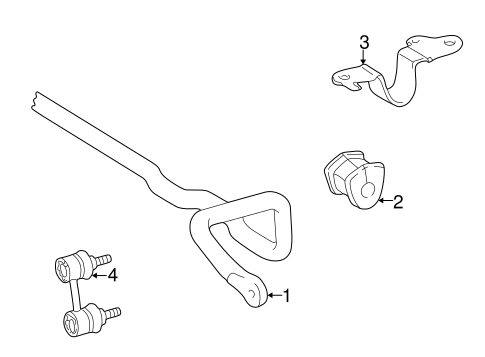 FRONT SUSPENSION/STABILIZER BAR & COMPONENTS for 2001 Toyota Corolla #1