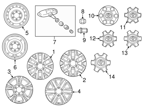 FRONT SUSPENSION/COVERS & TRIM for 2016 Toyota Tacoma #1
