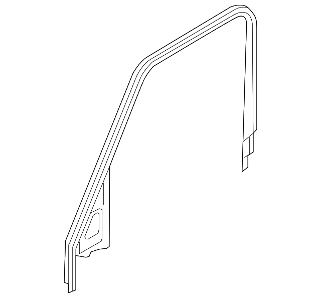EJN500140PUY Деталь UPPER MOLDING, RIGHT