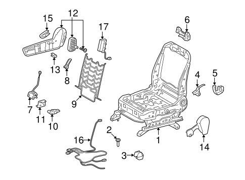 Vibe FRONT SEAT COMPONENTS 4