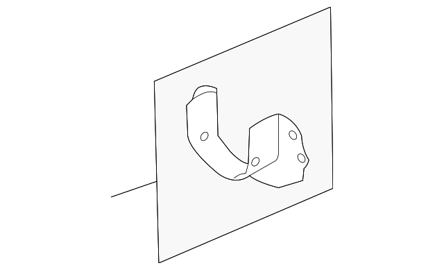 7R3Z-17A751-A Деталь BUMPER BRACKET, LEFT
