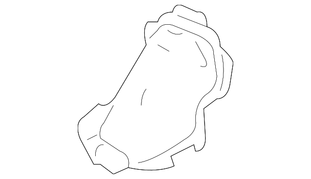 6R3Z-76403C09-A Деталь REAR BODY PANEL SUPPORT, LEFT