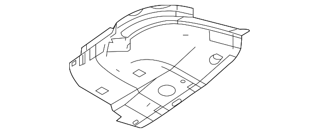 4R3Z-7646812-AA Деталь PACKAGE TRAY SIDE SUPPORT, RIGHT