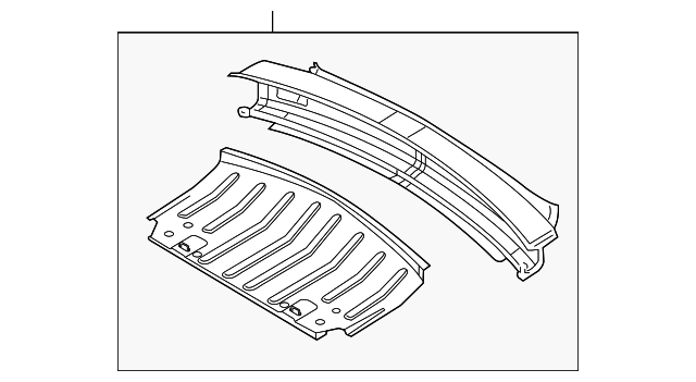 5R3Z-7640310-AA Деталь UPPER PANEL