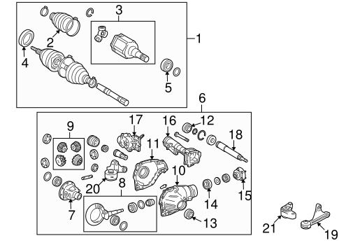 FRONT SUSPENSION/CARRIER & FRONT AXLES for 2014 Toyota Sequoia #1