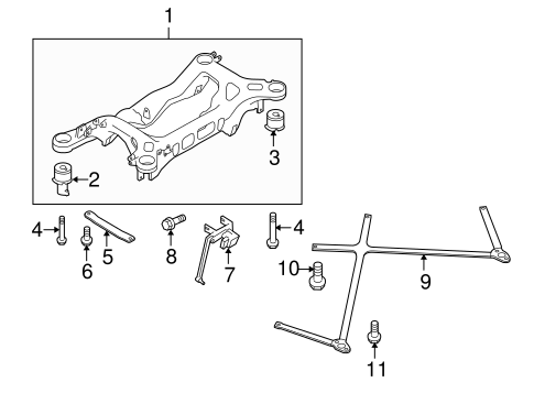 Panamera SUSPENSION MOUNTING