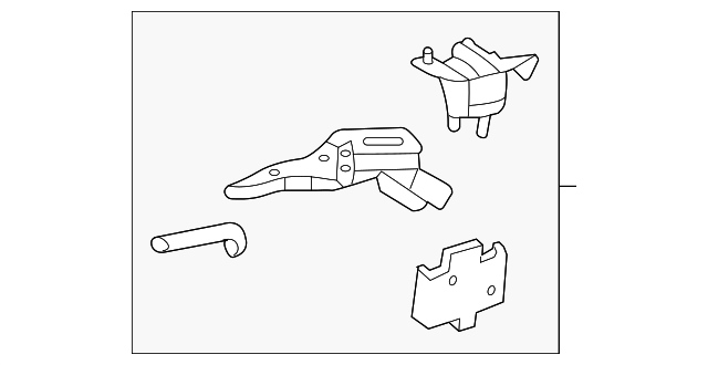 5S4Z-16055-AB Деталь OUTER RAIL, LEFT