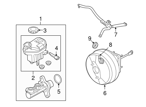 Brakes/Hydraulic System for 2009 Ford Taurus X #1