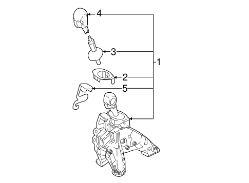 Shifter Trim for 2017 Smart Fortwo #1