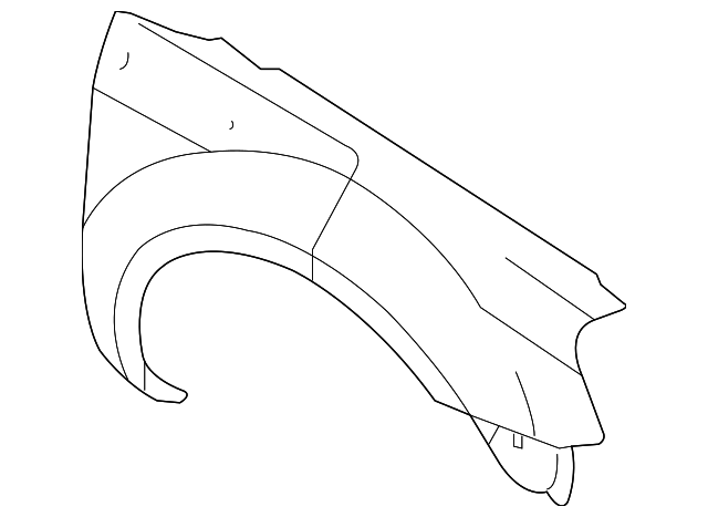 5F9Z-16006-AA FENDER, LEFT