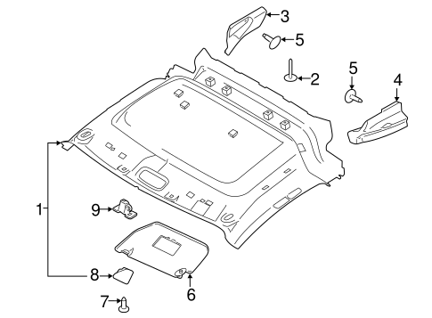 Transit Connect INTERIOR TRIM - ROOF 4