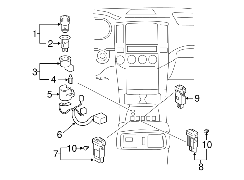 ELECTRICAL/HEATED SEATS for 2005 Toyota 4Runner #1