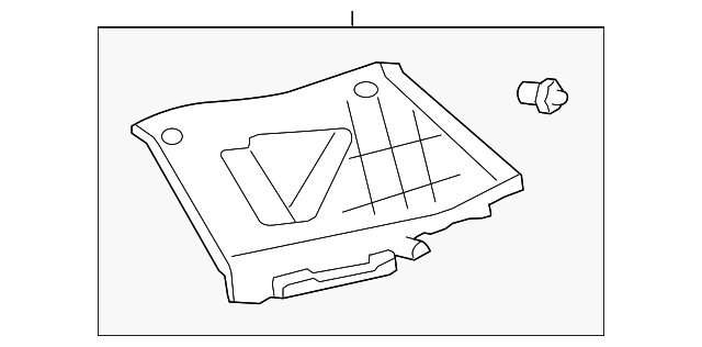 19184773 Деталь UPPER QTR TRIM, RIGHT