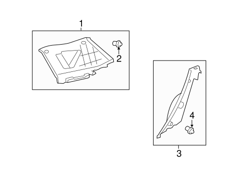 Vibe INTERIOR TRIM - QUARTER PANELS