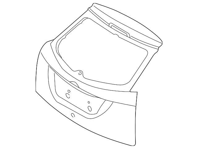 1S4Z6140110AB LIFT GATE