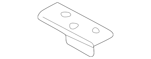6S4Z5843098A HINGE SPACER, RIGHT
