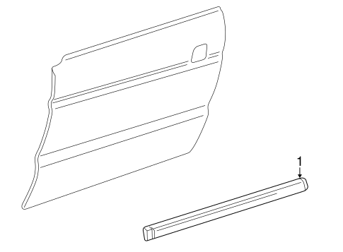 Freelander EXTERIOR TRIM - DOOR