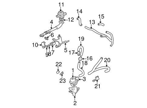EMISSION COMPONENTS Parts for 2002 Chevrolet Venture #1