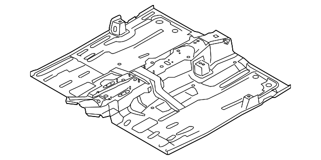 8S4Z-5411135-A Деталь FRONT FLOOR PAN