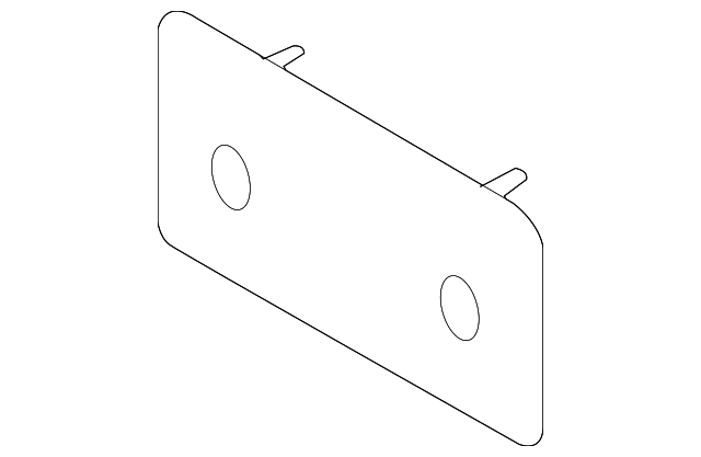 4L5Z-17A385-AAA LICENSE BRACKET