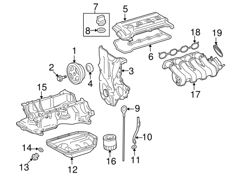 ENGINE/ENGINE PARTS for 2012 Toyota Yaris #1