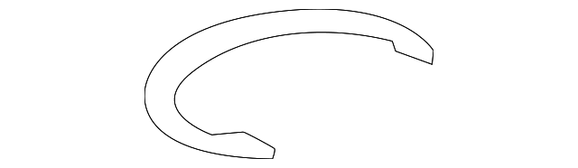 -W708597-S430 Деталь BALL JOINT SNAP RING, RIGHT