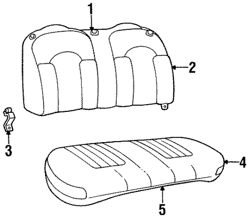 Continental REAR SEAT COMPONENTS