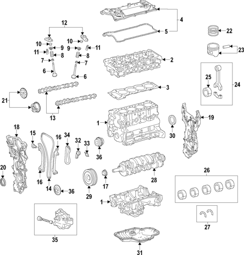 Engine for 2019 Toyota RAV4 #1