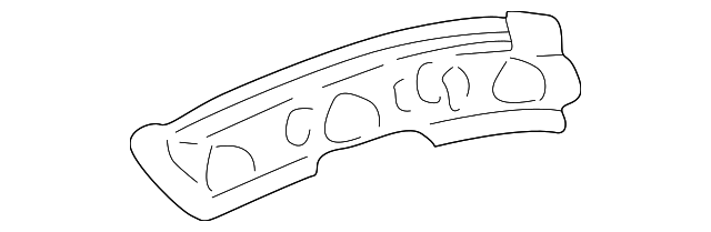 F6DZ5451180B Деталь SIDE RAIL, RIGHT