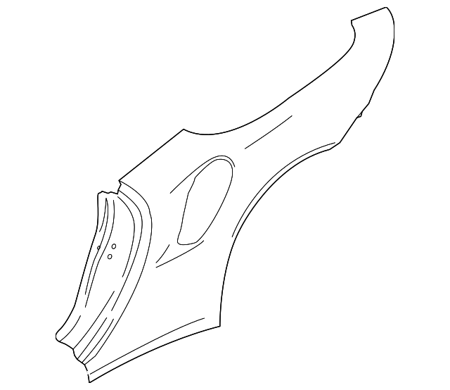 991-503-961-05-GRV Деталь QUARTER PANEL, LEFT