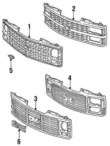 Yukon GRILLE & COMPONENTS