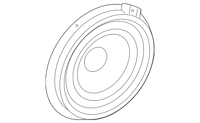 C2D2679 Деталь REAR DR SPEAKER, RIGHT